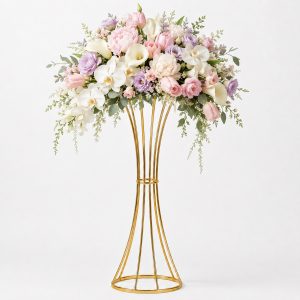 Oval Saksı Metal Çiçeklik